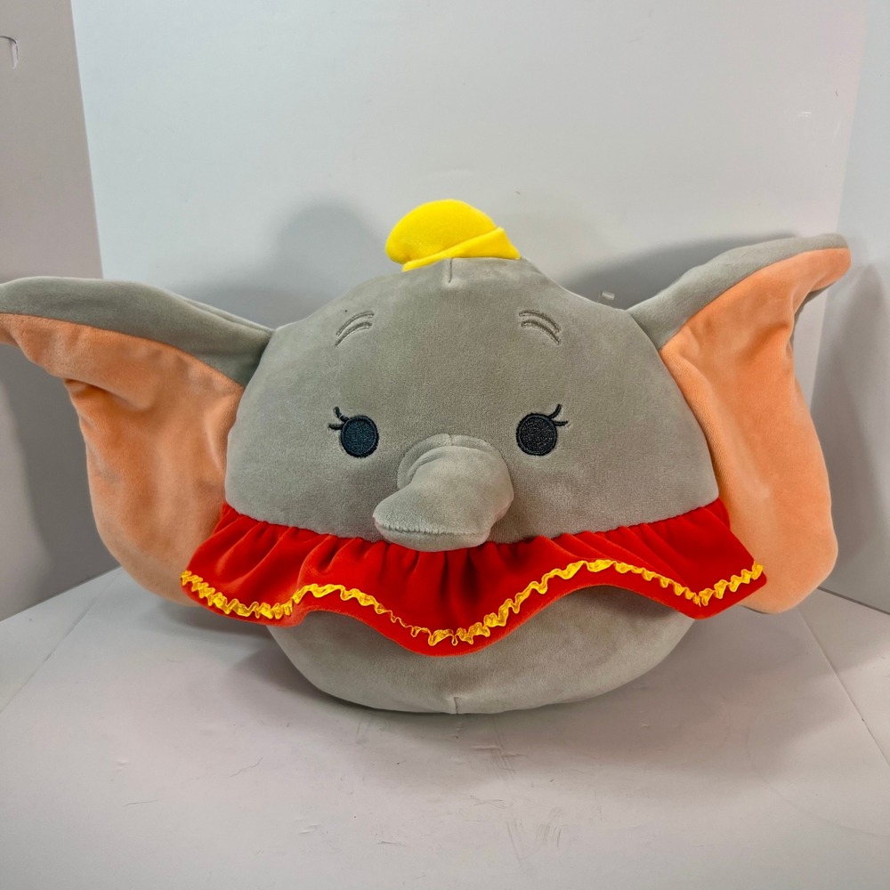 Disney Dumbo Squishmallow 8 Inch Plush Grey Elephant Jazwares
